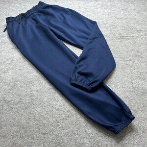 Nike Spotlight Basketball Track Pants Men M Navy Blue Tapered Cuffed DH9729 28"